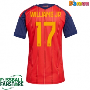 Spanien Nico Williams #17 Replik Heimtrikot Damen WM 2026 Kurzarm